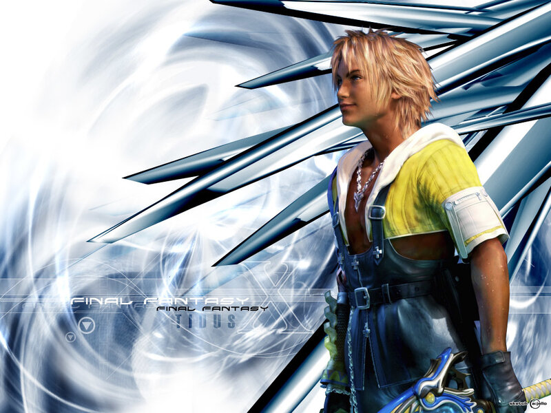 Blond-haired Male Character — Blue