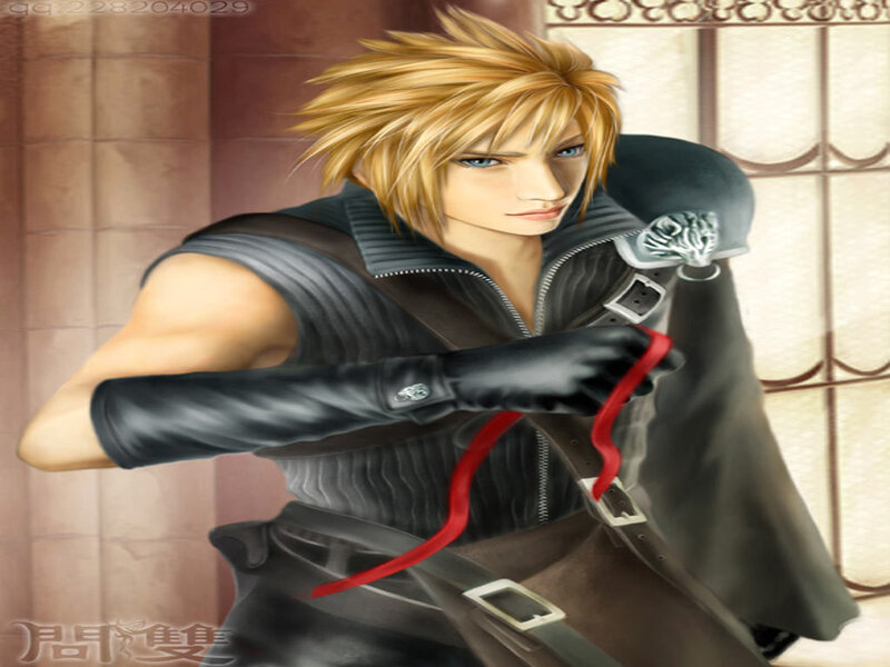 Blond-haired Man Holding Sword