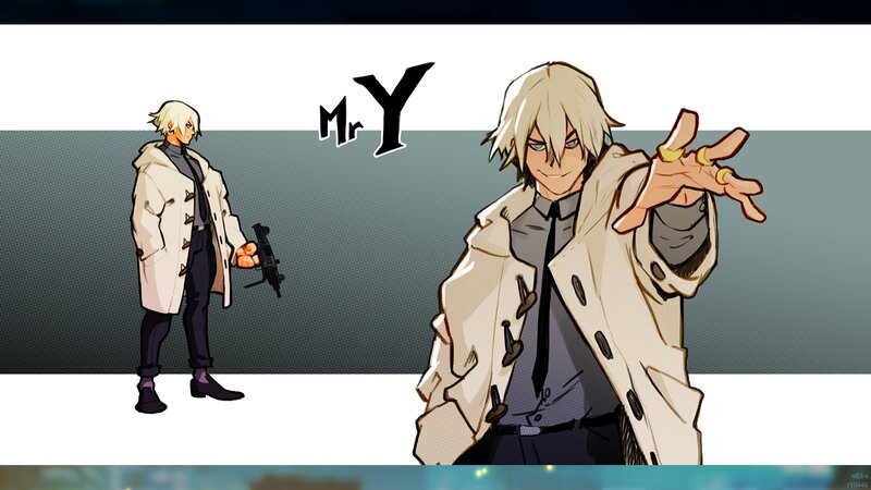 Blond-haired Man in Coat — White