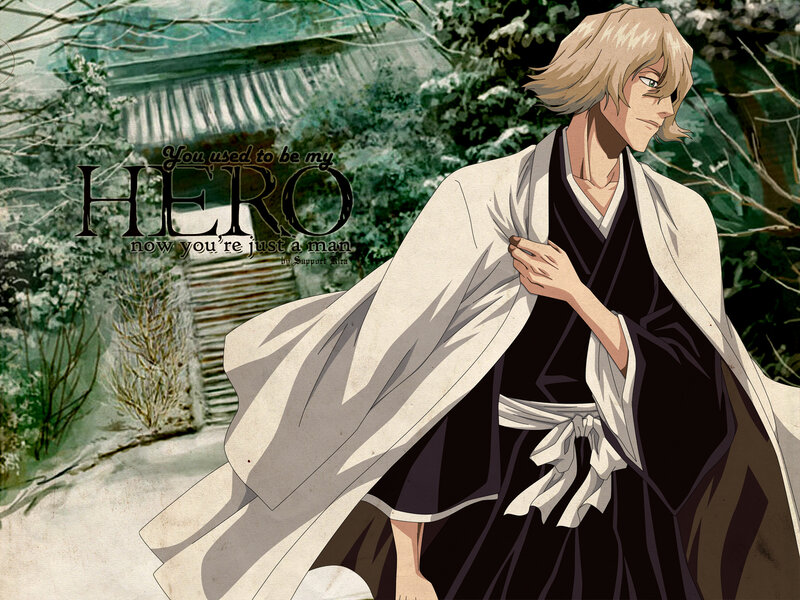 Blond-haired Man in Kimono