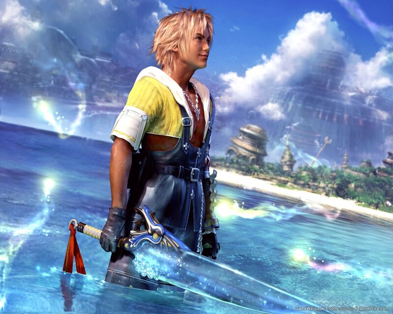 Blond-haired Man in Water