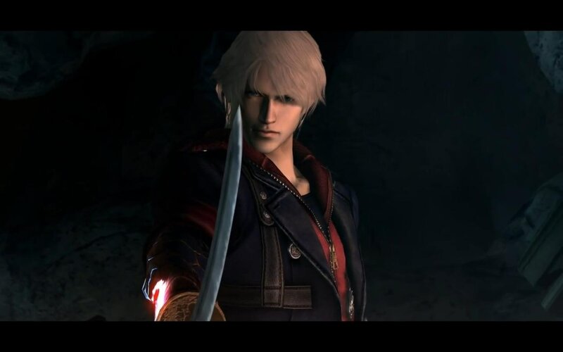 Blond-haired Man with Sword — Black, Dramatic, 3d Render