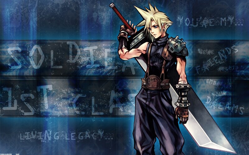 Blond-haired Man with Sword