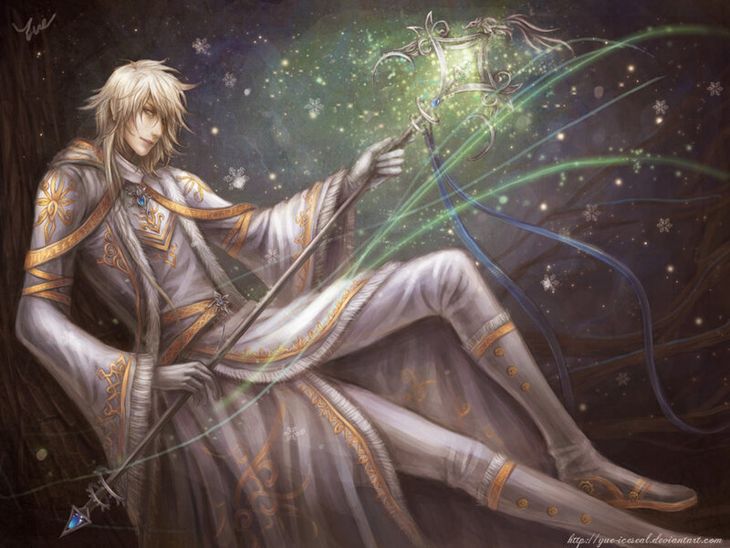 Blond Mage with Staff