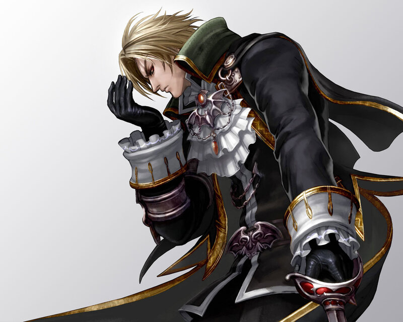 Blond Man in Black Coat