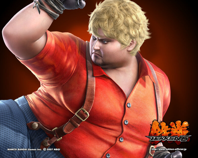 Blond Man in Red Shirt