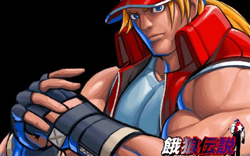 Blond Man in Red Vest