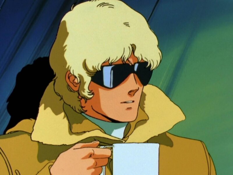 Blond Man in Sunglasses