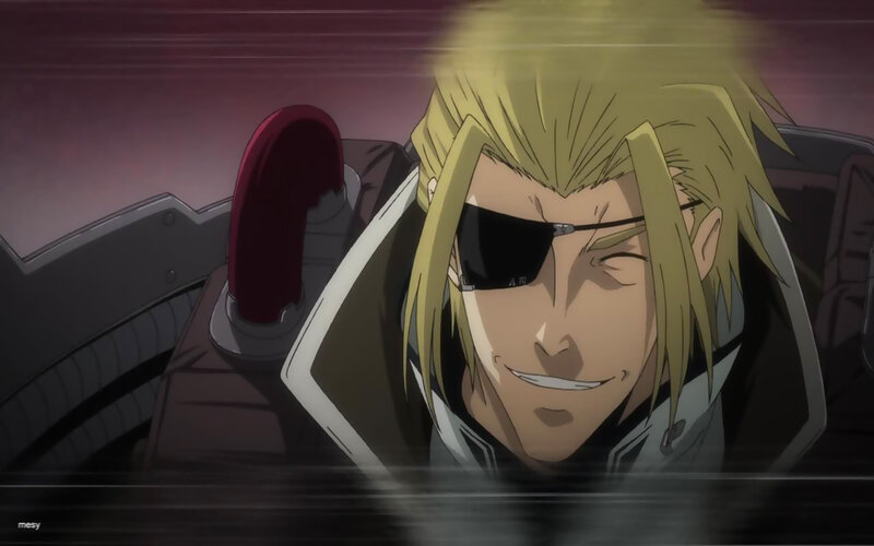 Blond Man with Eyepatch