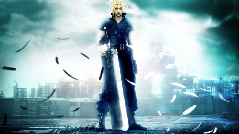 Blond Man with Sword — Blue