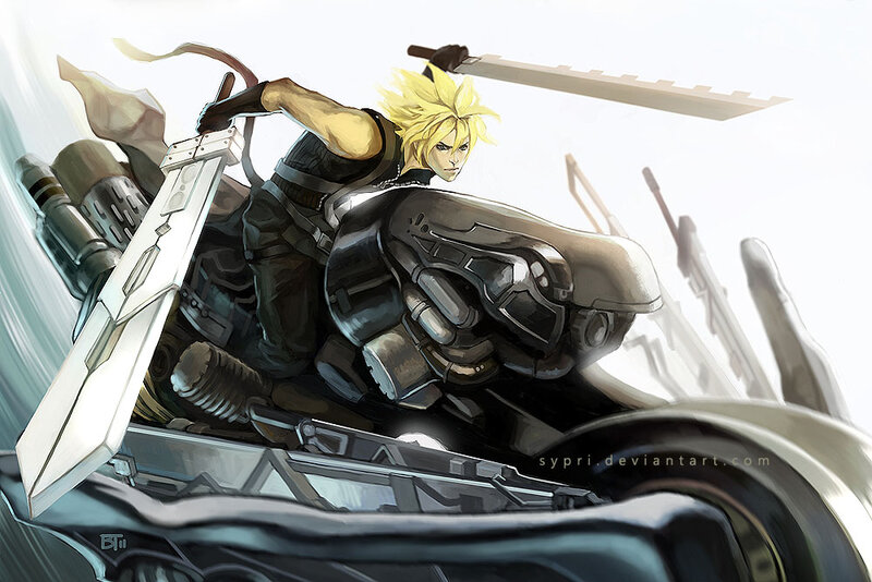Blond Man with Sword — Yellow