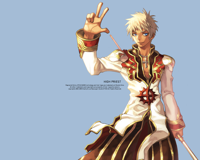 Blond Priest Character