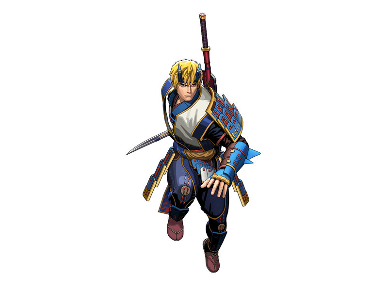 Blond Samurai Warrior