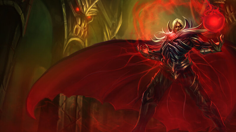 Blond Warrior with Red Cape