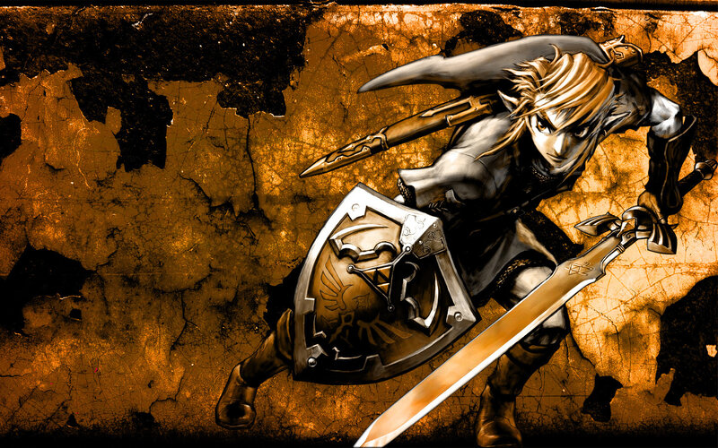 Blond Warrior with Sword — Brown