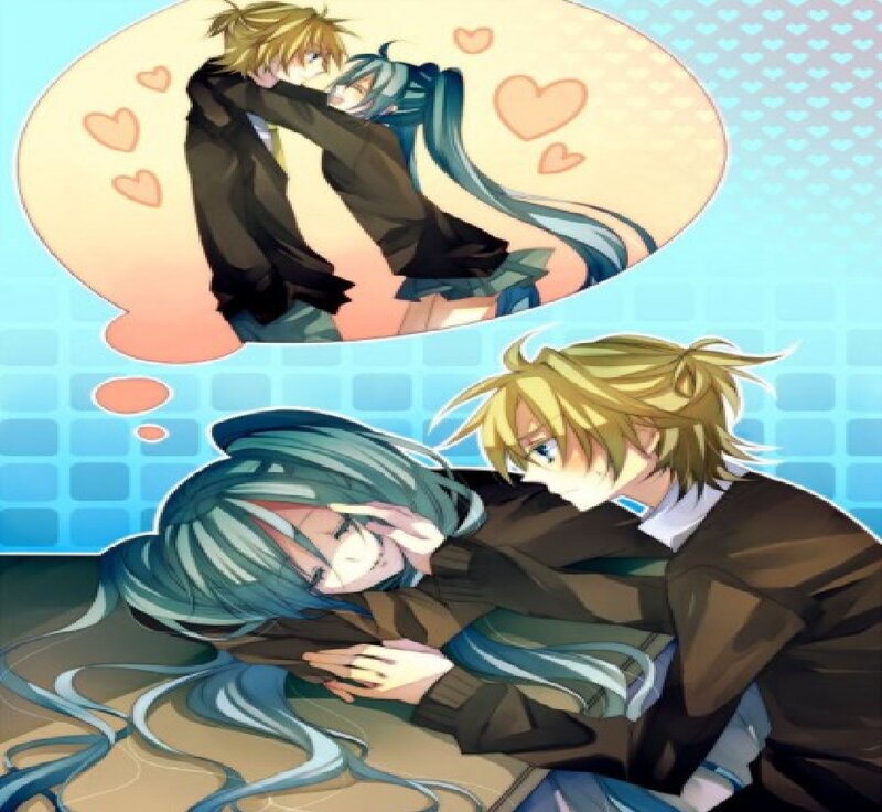 Blonde and Blue-haired Characters