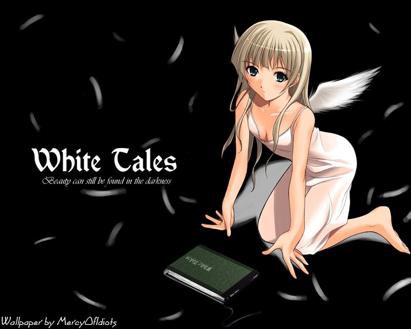 Blonde Angel Girl — Black