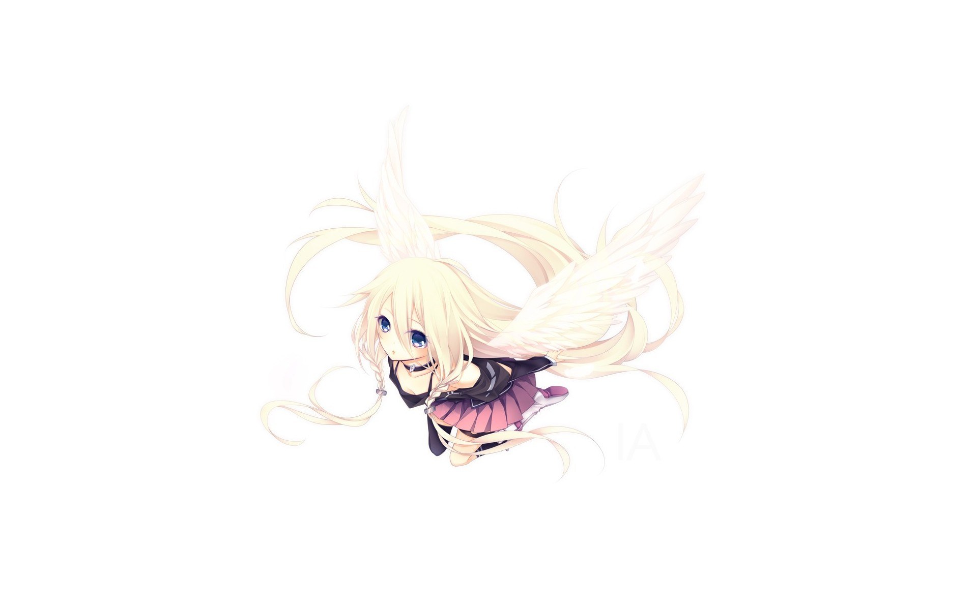 blonde angel girl character