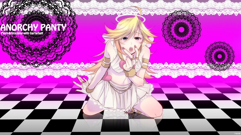 Blonde Angel Girl — Pink, Playful