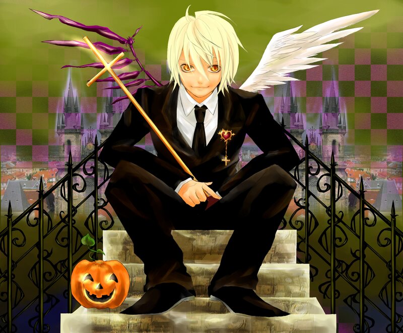 Blonde Angel in Suit