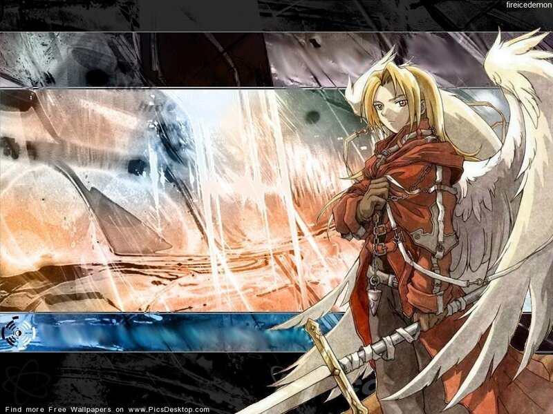 Blonde Angel Warrior — White
