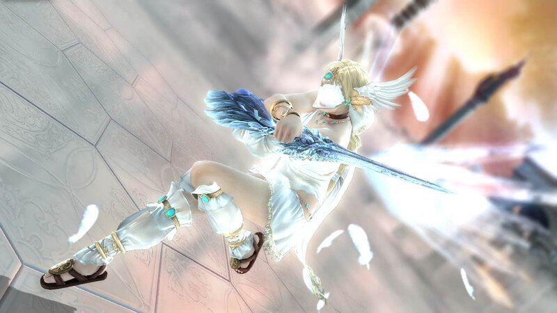Blonde Angel with Sword