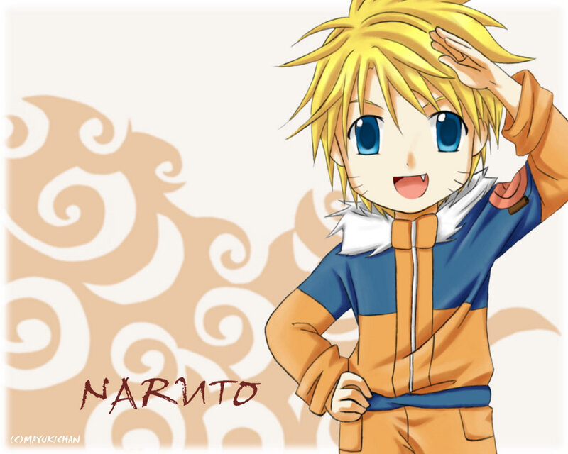 Blonde Anime Boy — Yellow, Cheerful, Blue Eyes