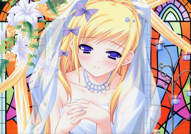 Blonde Anime Bride — Yellow