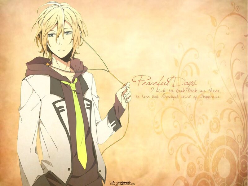 Blonde Anime Character — Beige