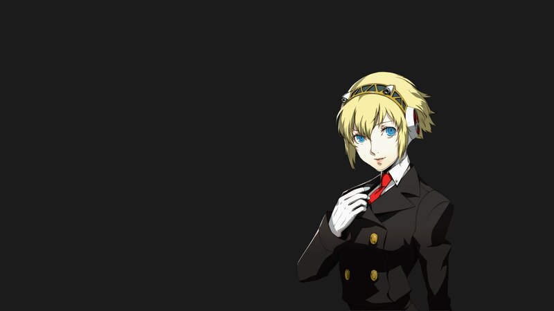 Blonde Anime Character — Black, Serious, Headband