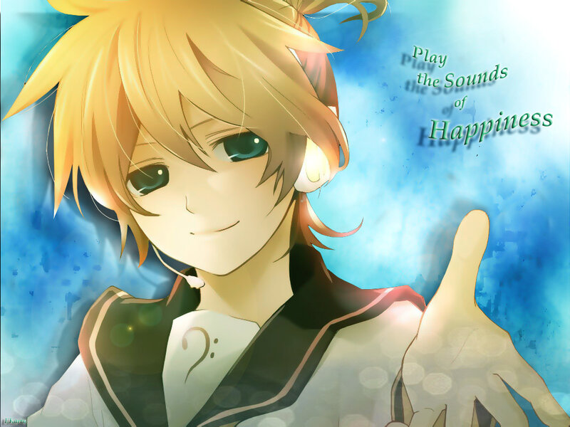 Blonde Anime Character — Blue, Calm
