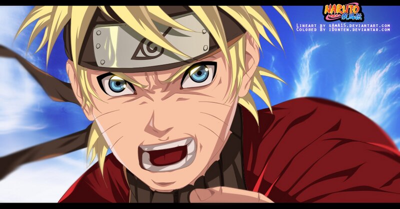 Blonde Anime Character — Blue, Dramatic, Afternoon, Headband