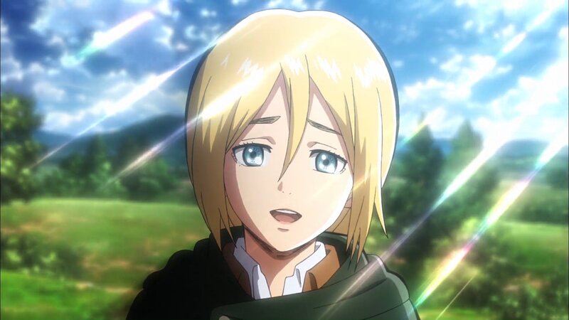 Blonde Anime Character — Blue, Dramatic, Afternoon, Sky