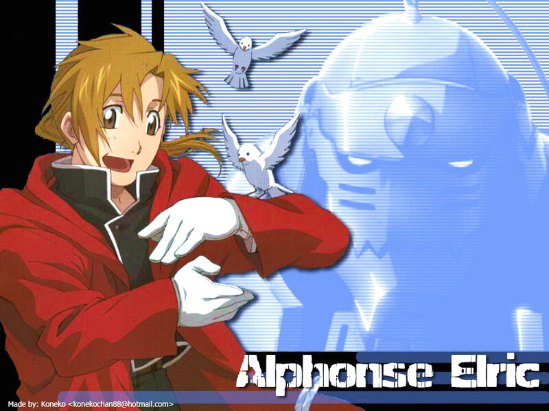 Blonde Anime Character — Blue, Dramatic, Pigeons