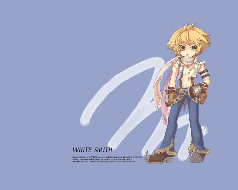 Blonde Anime Character — Blue, Neutral