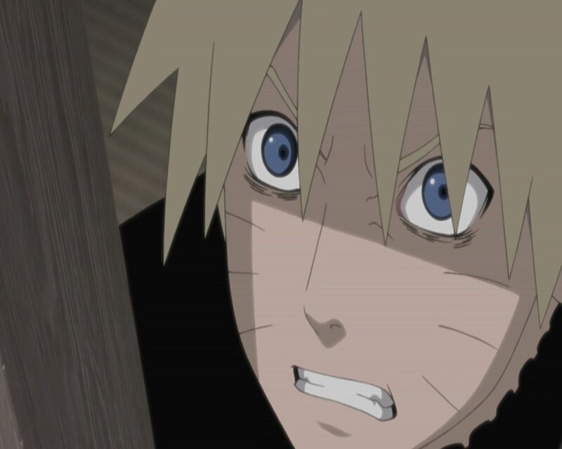 Blonde Anime Character — Brown, Intense