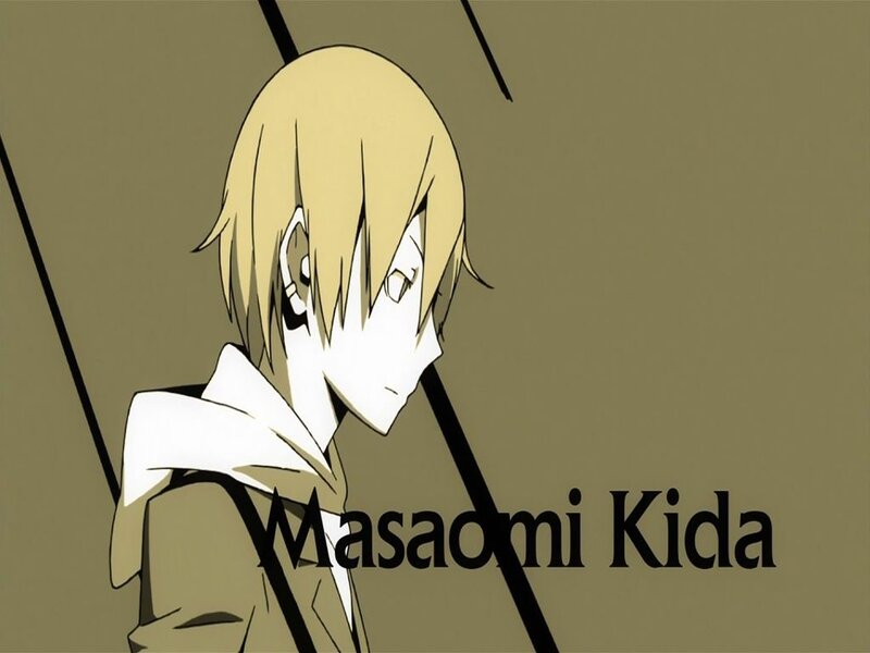Blonde Anime Character — Brown, Neutral, Text