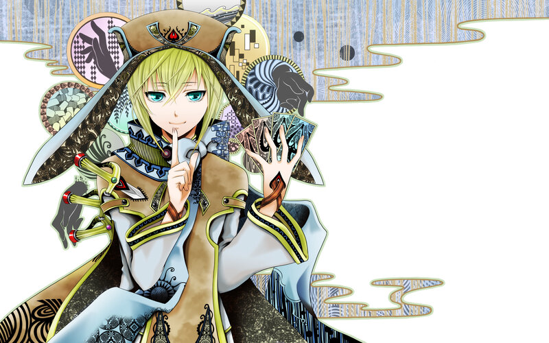 Blonde Anime Character — Brown