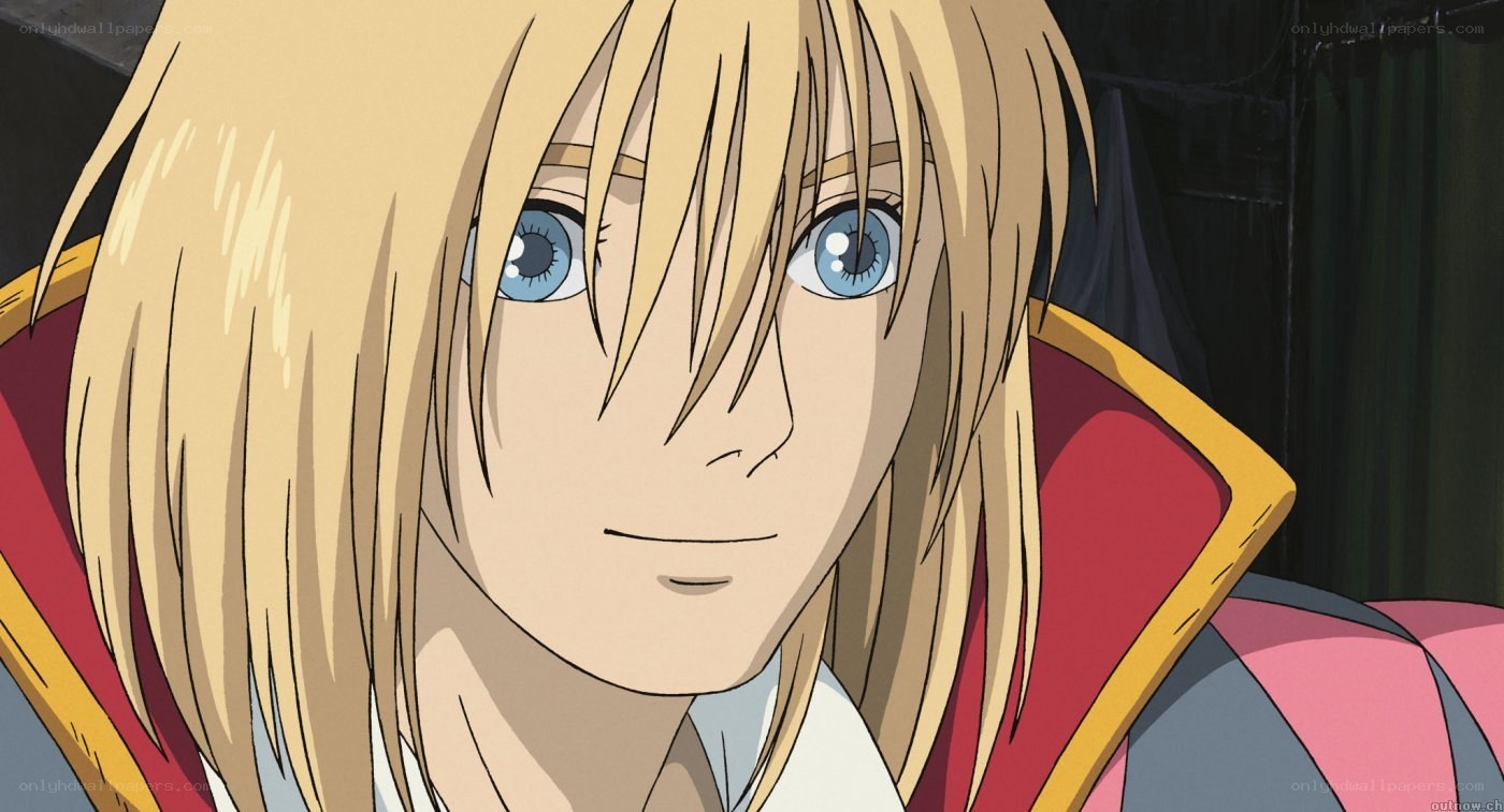 blonde anime character close-up