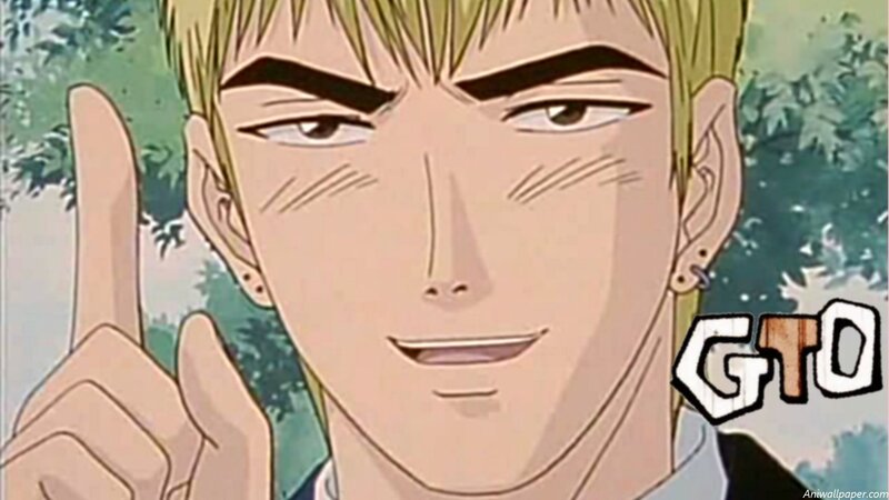 Blonde Anime Character — Green, Confident, Hand Gesture