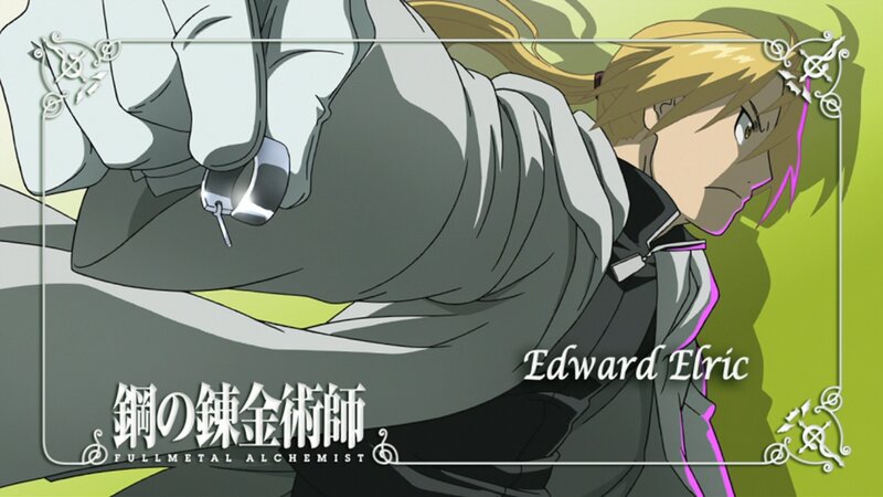 Blonde Anime Character — Green, Dramatic, Text Overlay