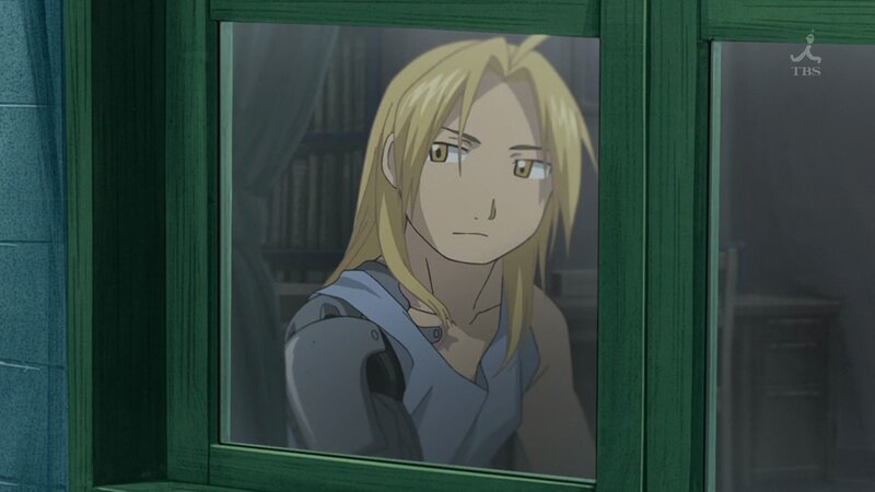 Blonde Anime Character — Green, Serious