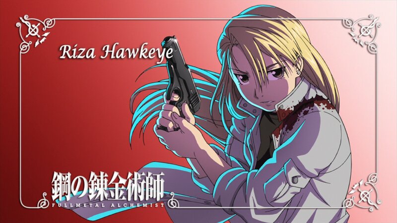 Blonde Anime Character Holding Gun