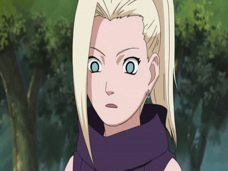 blonde anime character in forest