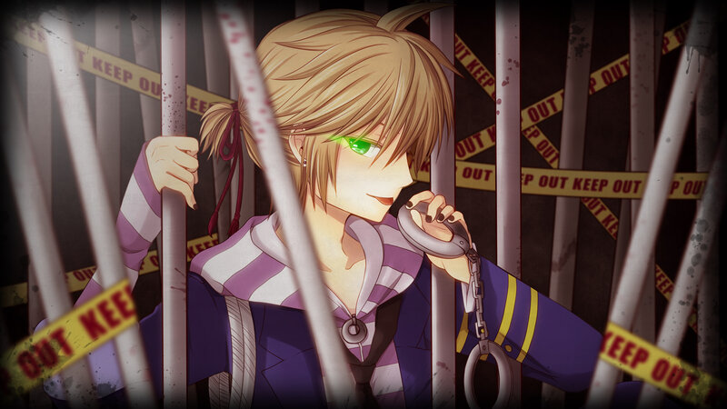 Blonde Anime Character in Jail