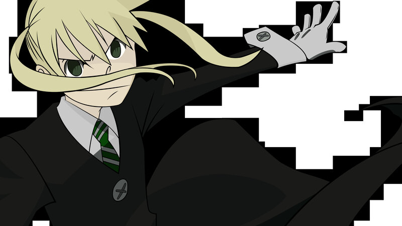 blonde anime character in school uniform