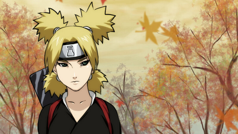 Blonde Anime Character — Orange, Calm