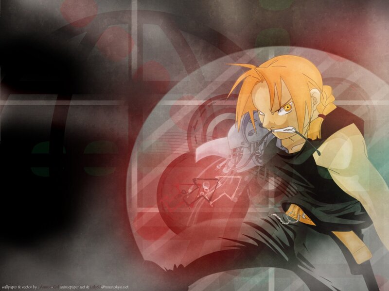 Blonde Anime Character — Orange, Dramatic, Mechanical Arm