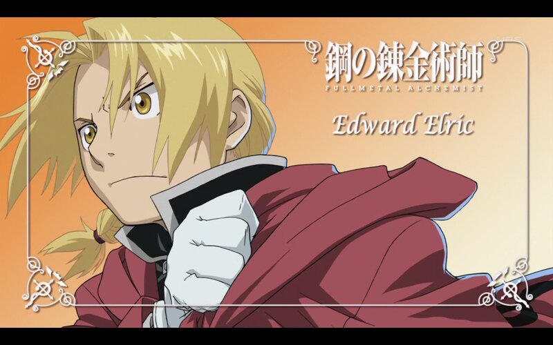 Blonde Anime Character — Orange, Dramatic, Text