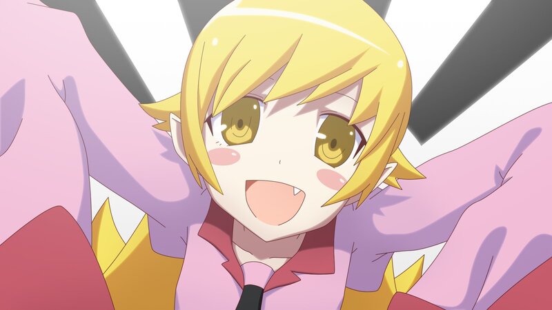 Blonde Anime Character — Pink, Energetic